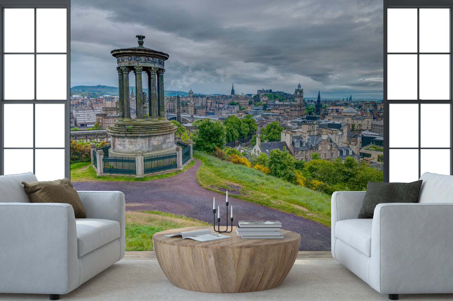 Majestic Hilltop View Wall Mural