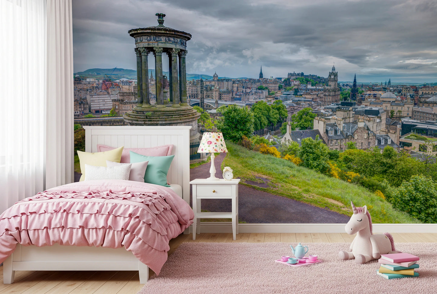 Majestic Hilltop View Wall Mural