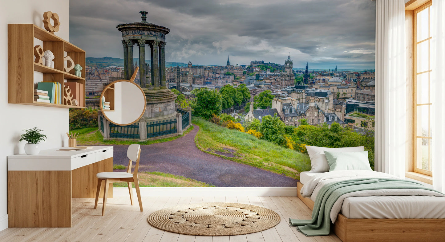 Majestic Hilltop View Wall Mural