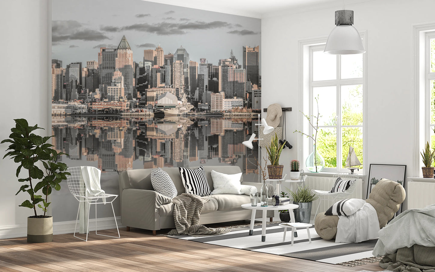 Manhattan Skyline Panorama Wall Mural