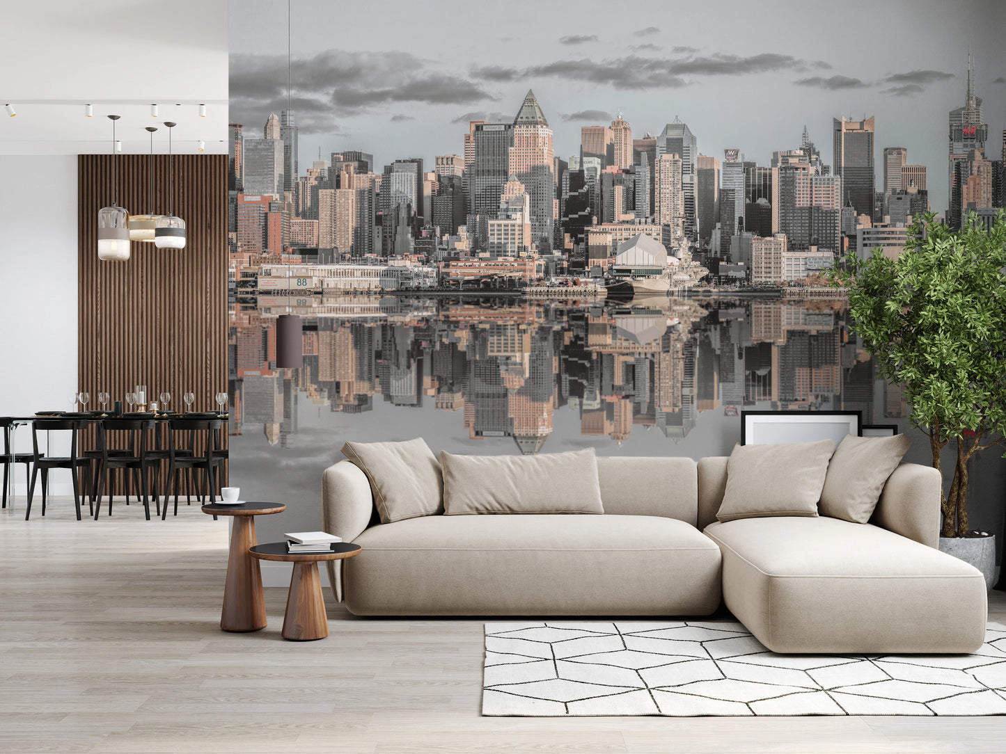 Manhattan Skyline Panorama Wall Mural