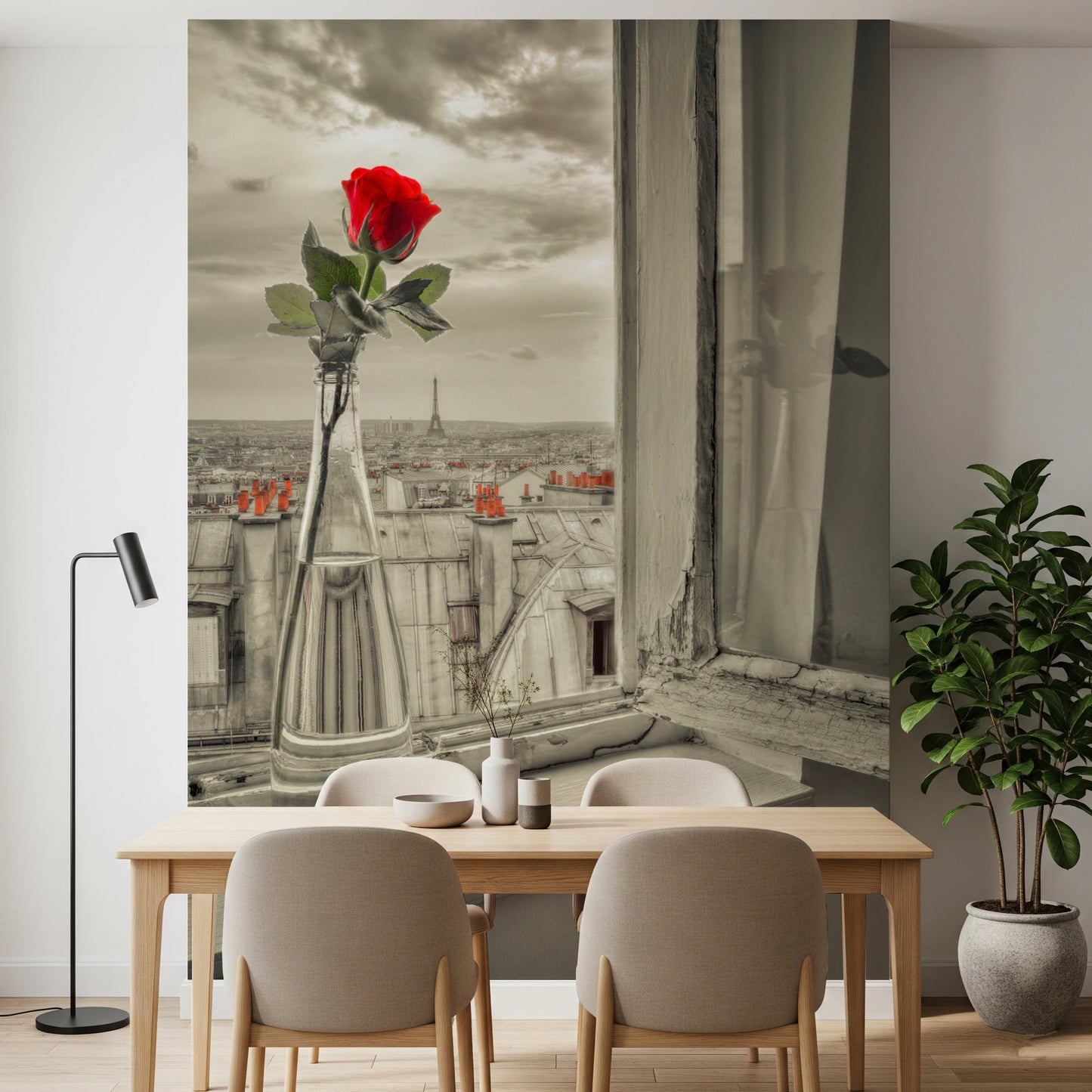Parisian Bloom Wall Mural