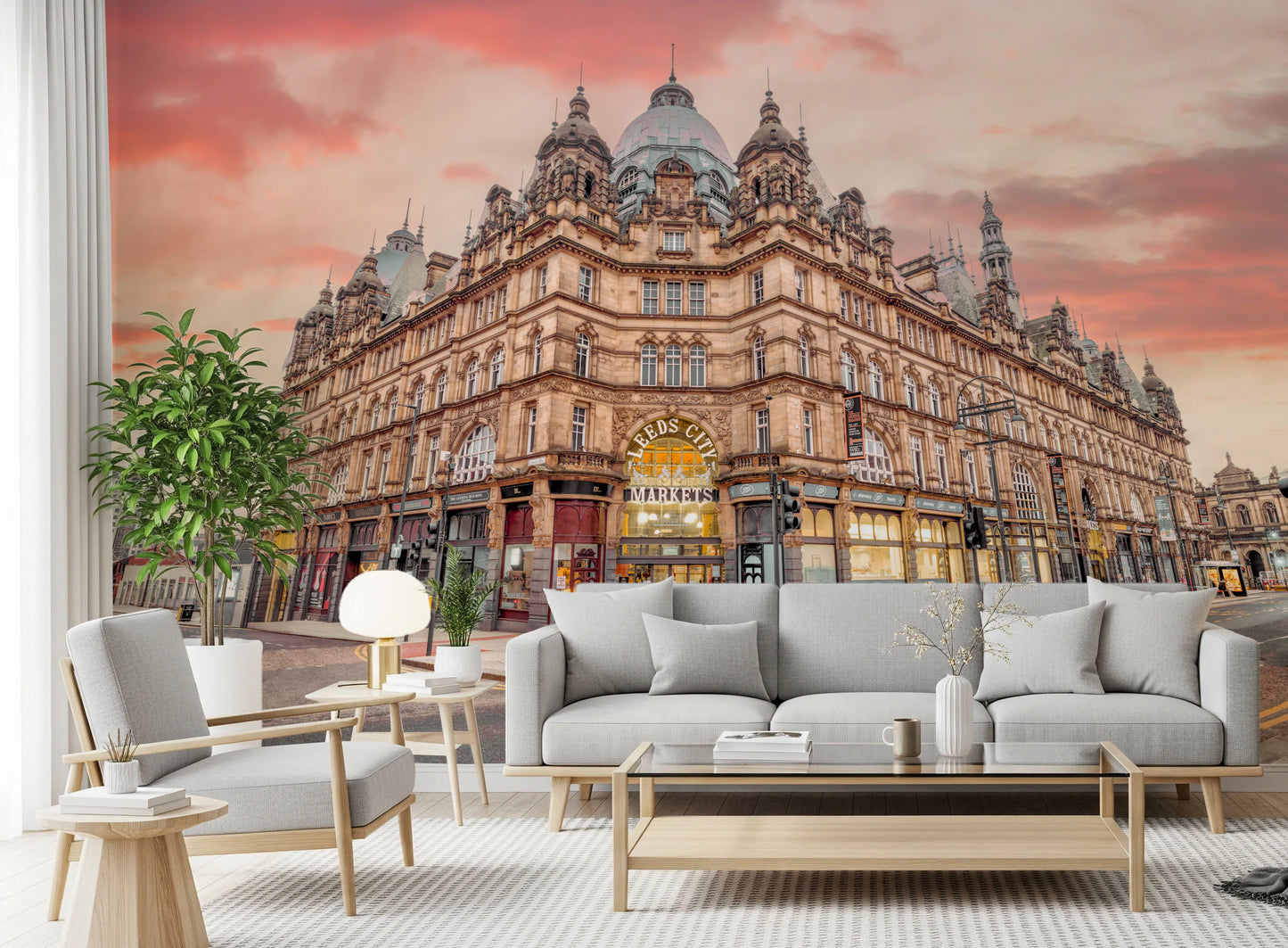 Vibrant Hub Wall Mural