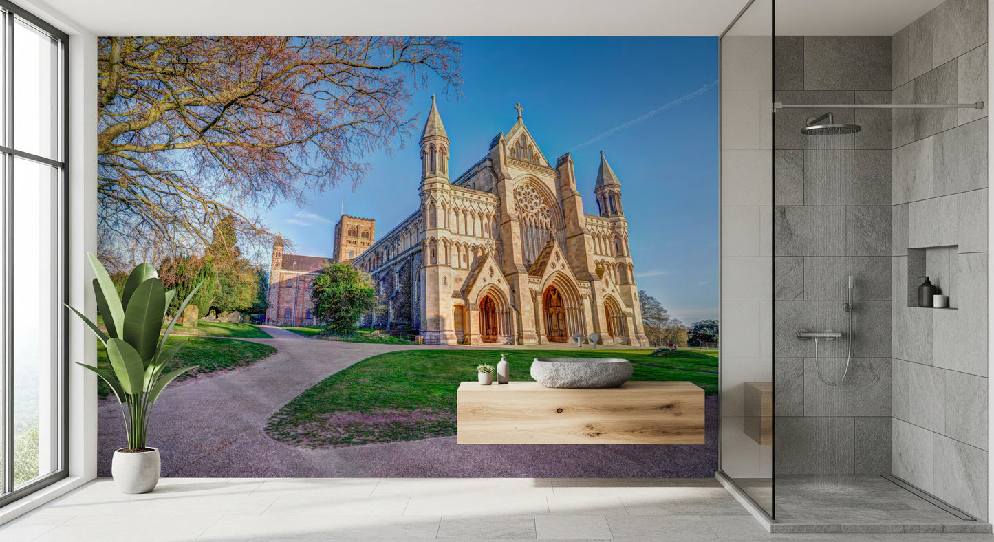 St Albance Cathedral Wall Mural