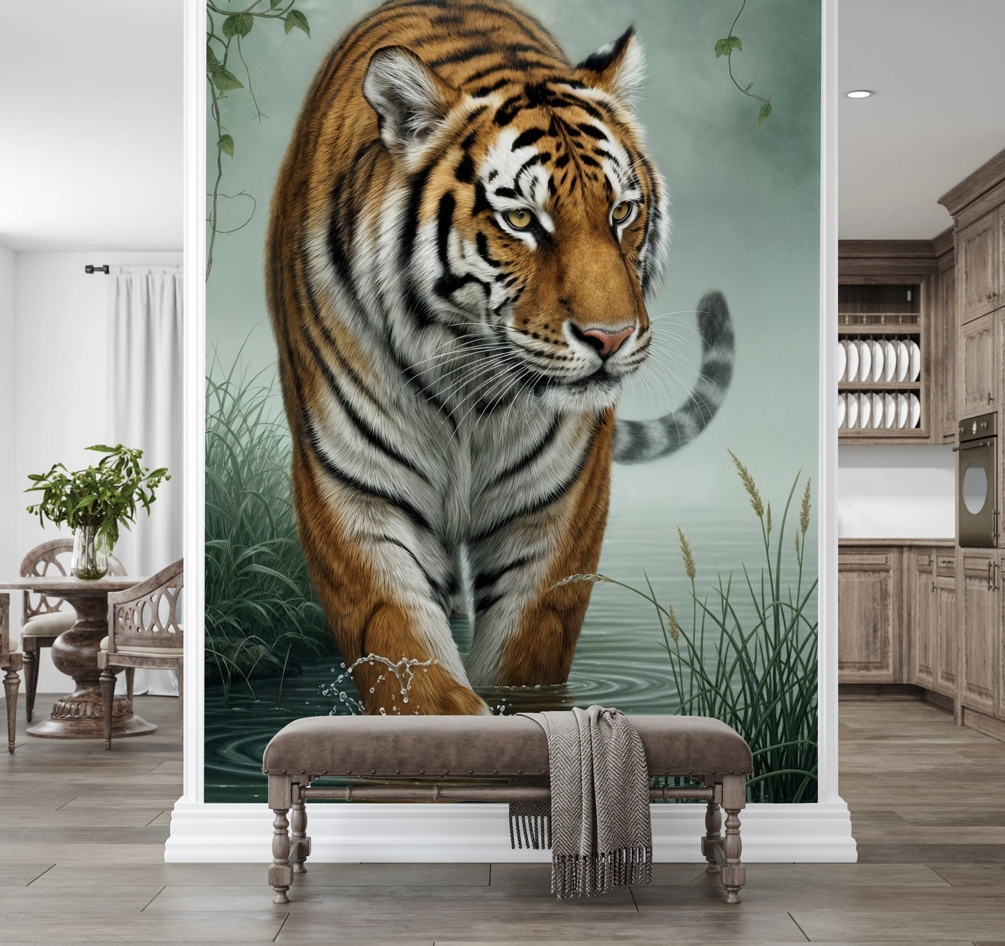 Tiger's Trail Wall Mural