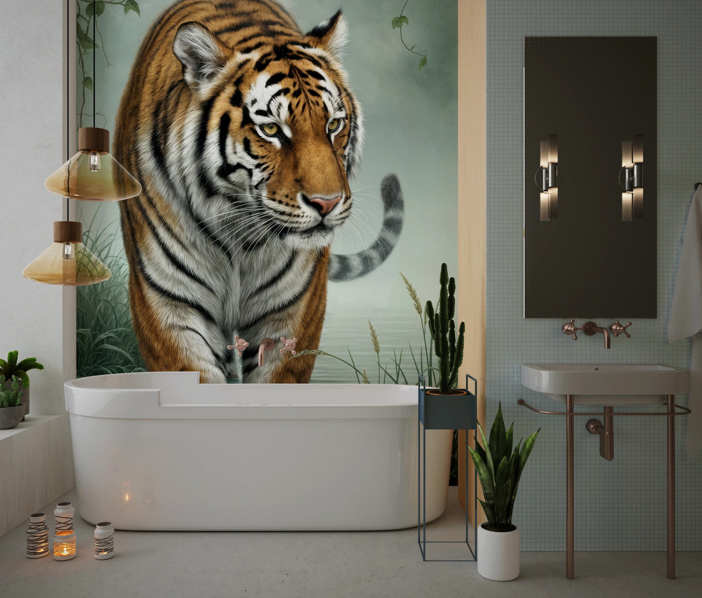 Tiger's Trail Wall Mural