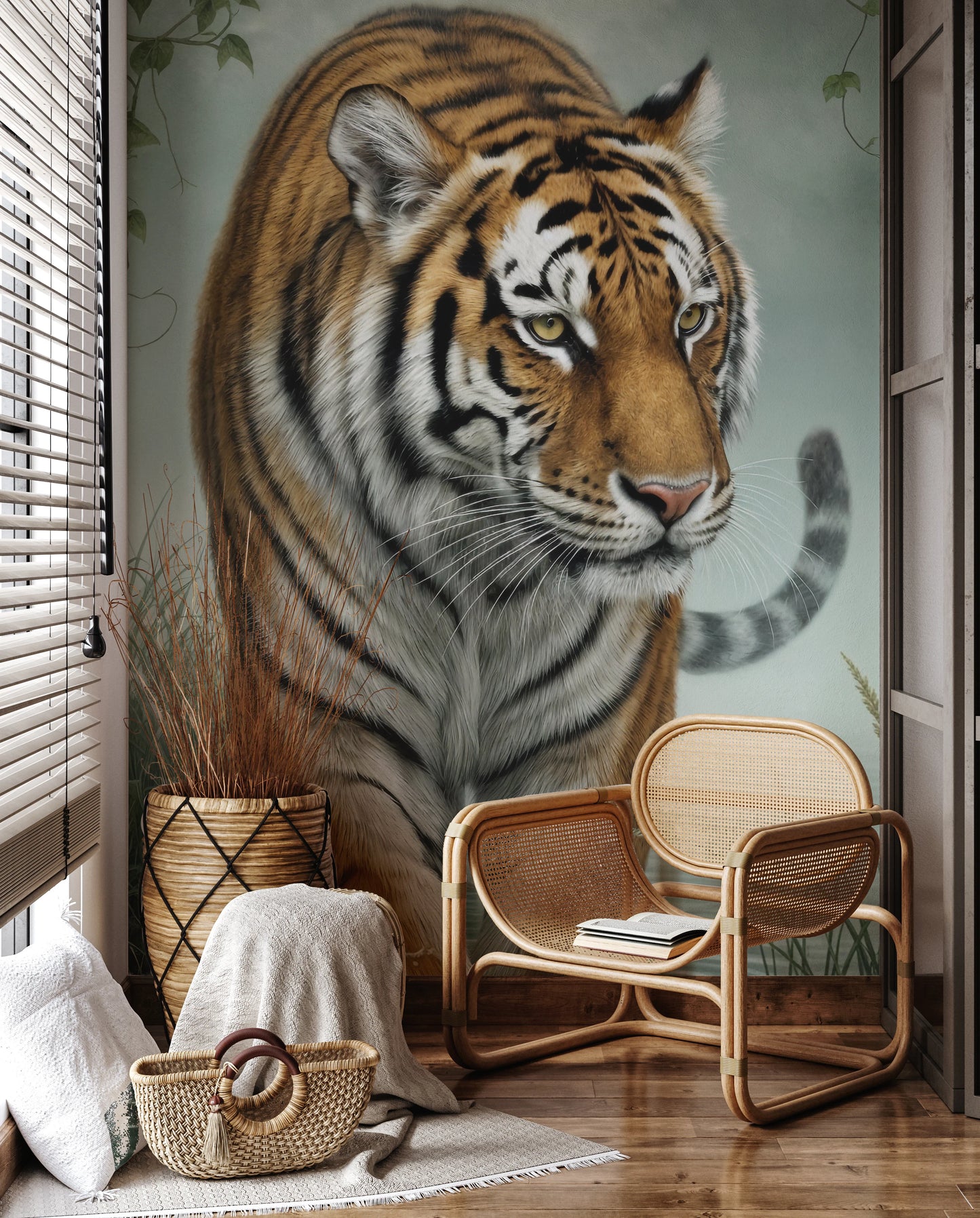 Tiger's Trail Wall Mural