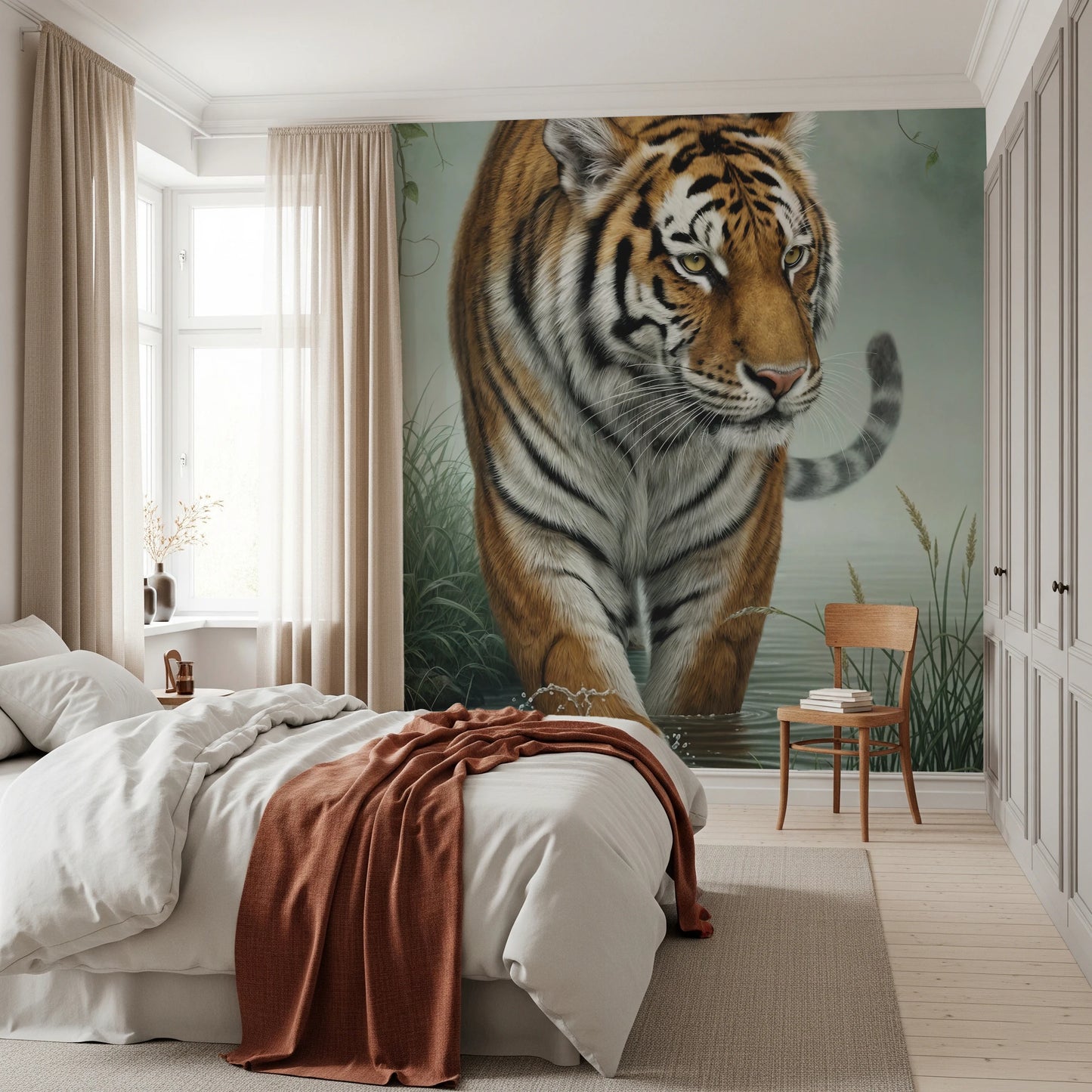 Tiger's Trail Wall Mural