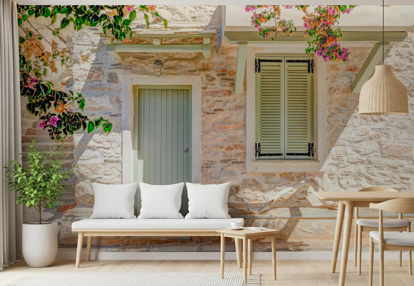 Mediterranean Doorway Charm Wall Mural