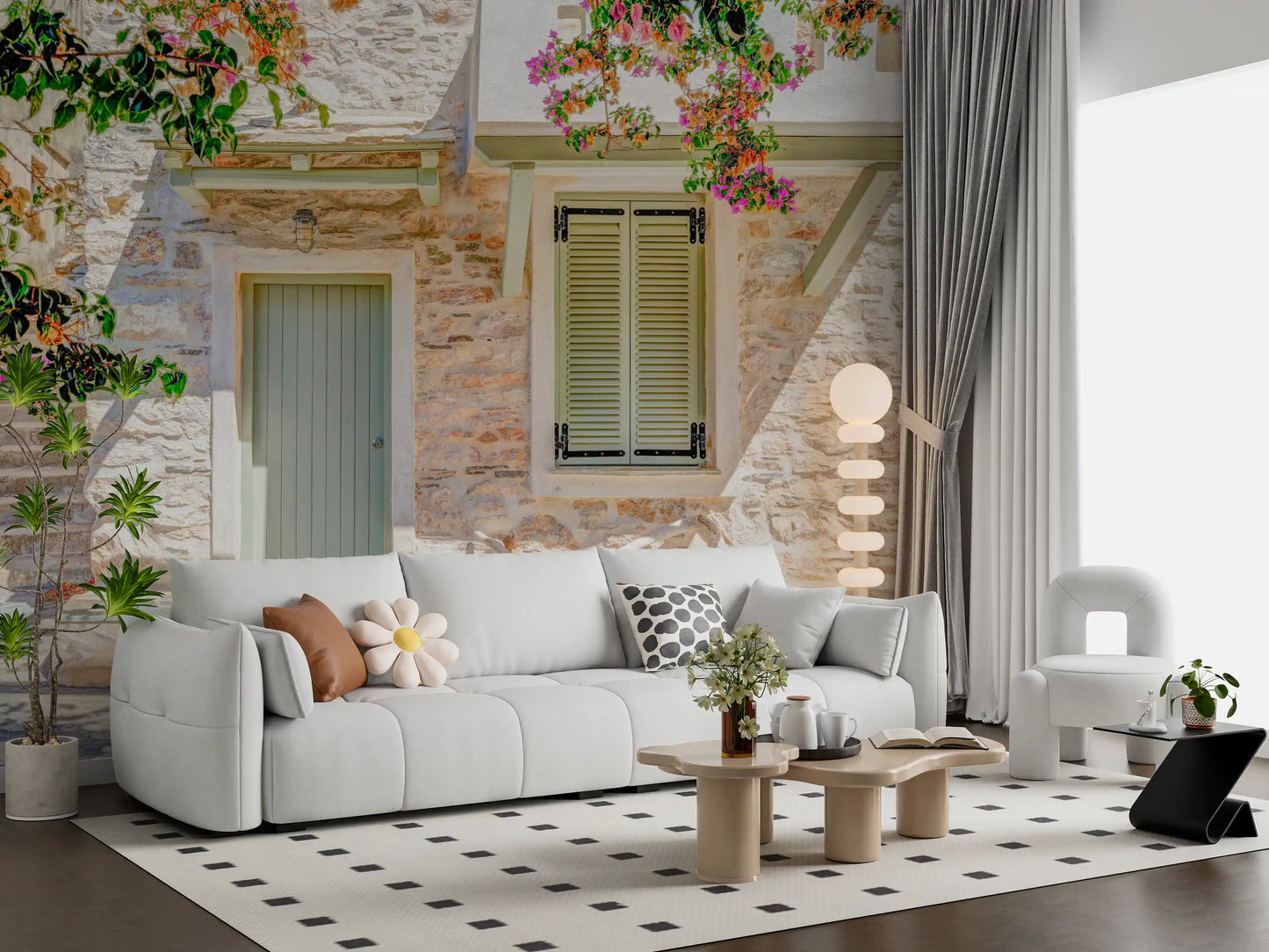 Mediterranean Doorway Charm Wall Mural