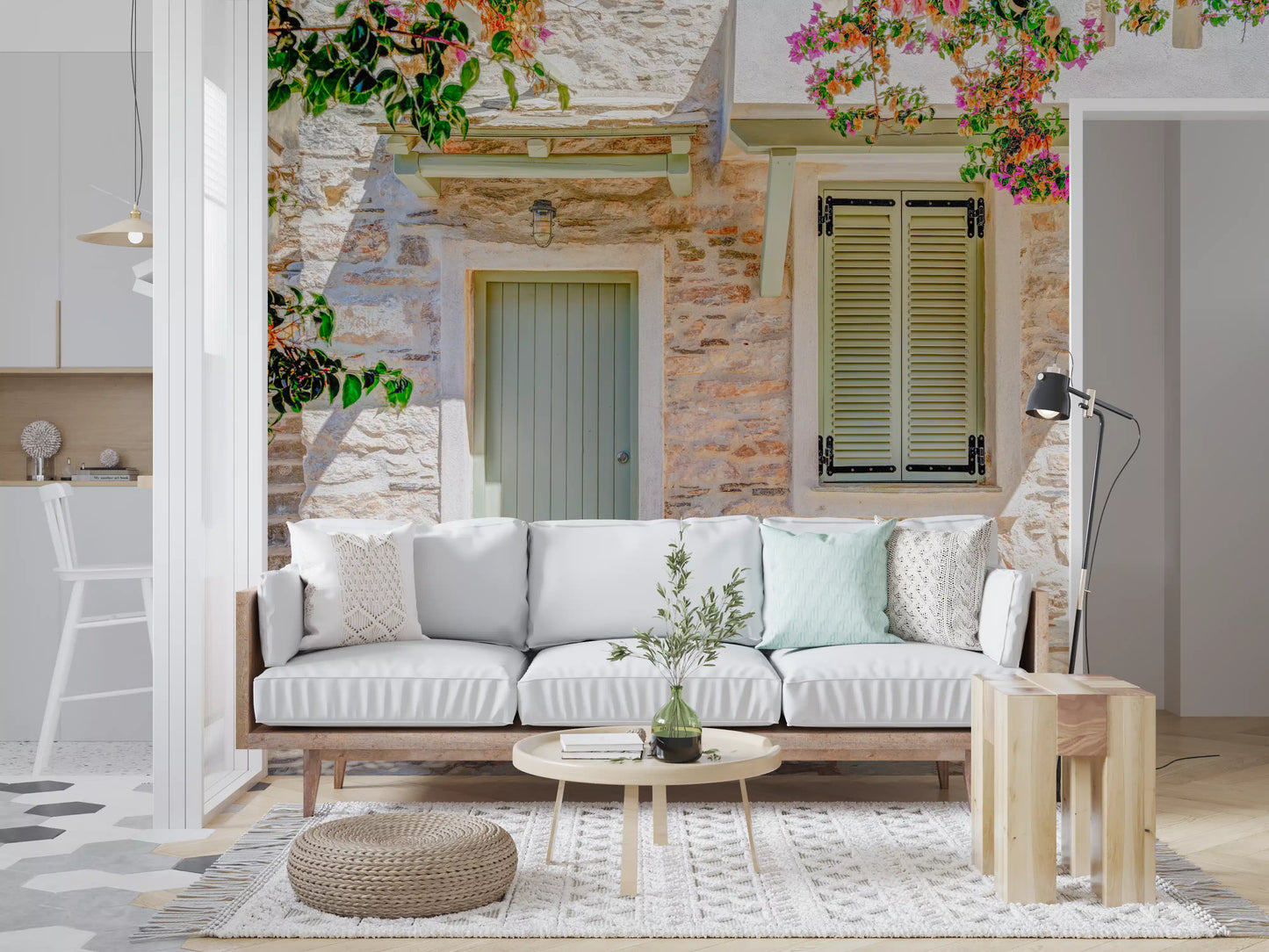 Mediterranean Doorway Charm Wall Mural