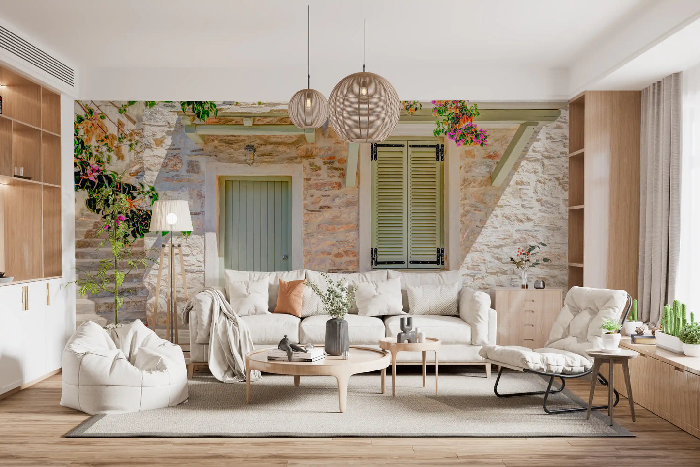 Mediterranean Doorway Charm Wall Mural