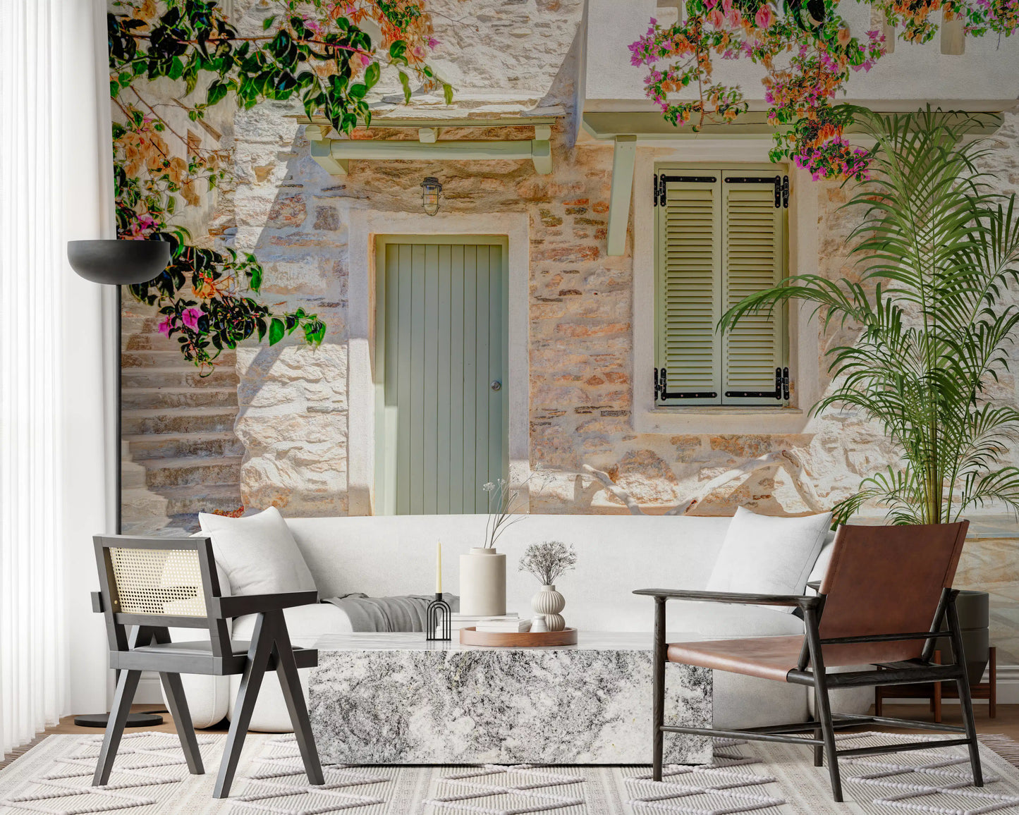 Mediterranean Doorway Charm Wall Mural