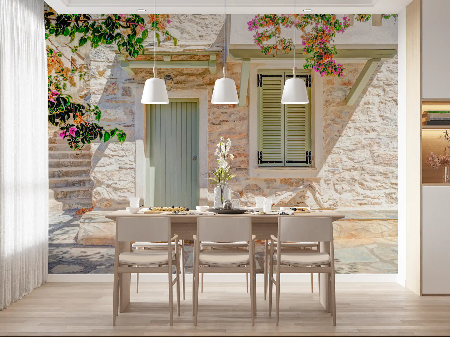 Mediterranean Doorway Charm Wall Mural