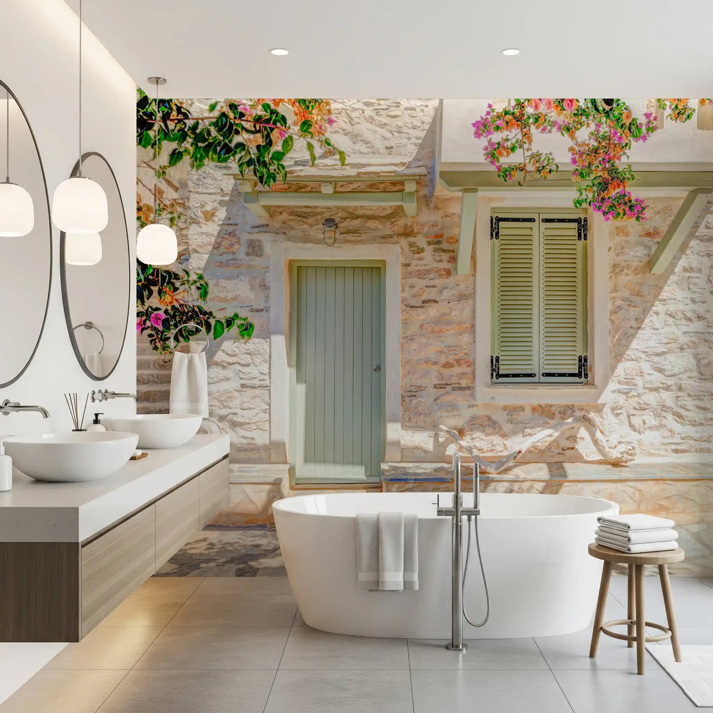 Mediterranean Doorway Charm Wall Mural