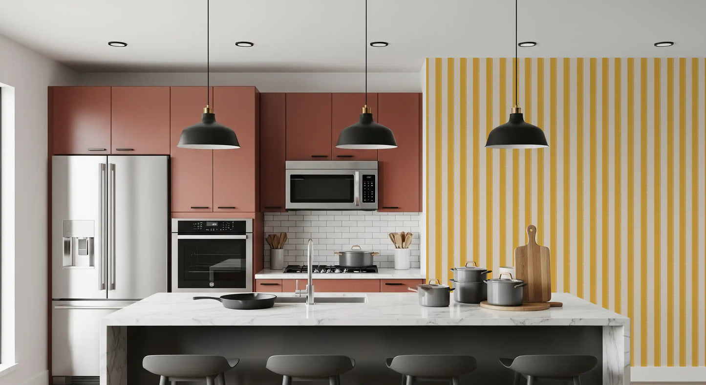 Sunny Stripes Wallpaper⁠