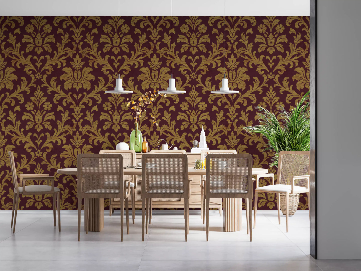 Gilded Leaves Wallpaper Wallpaper⁠