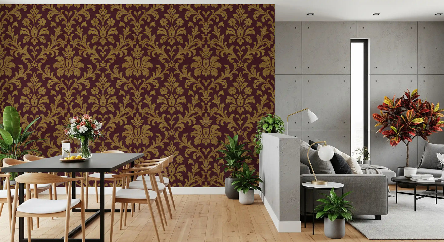 Gilded Leaves Wallpaper Wallpaper⁠