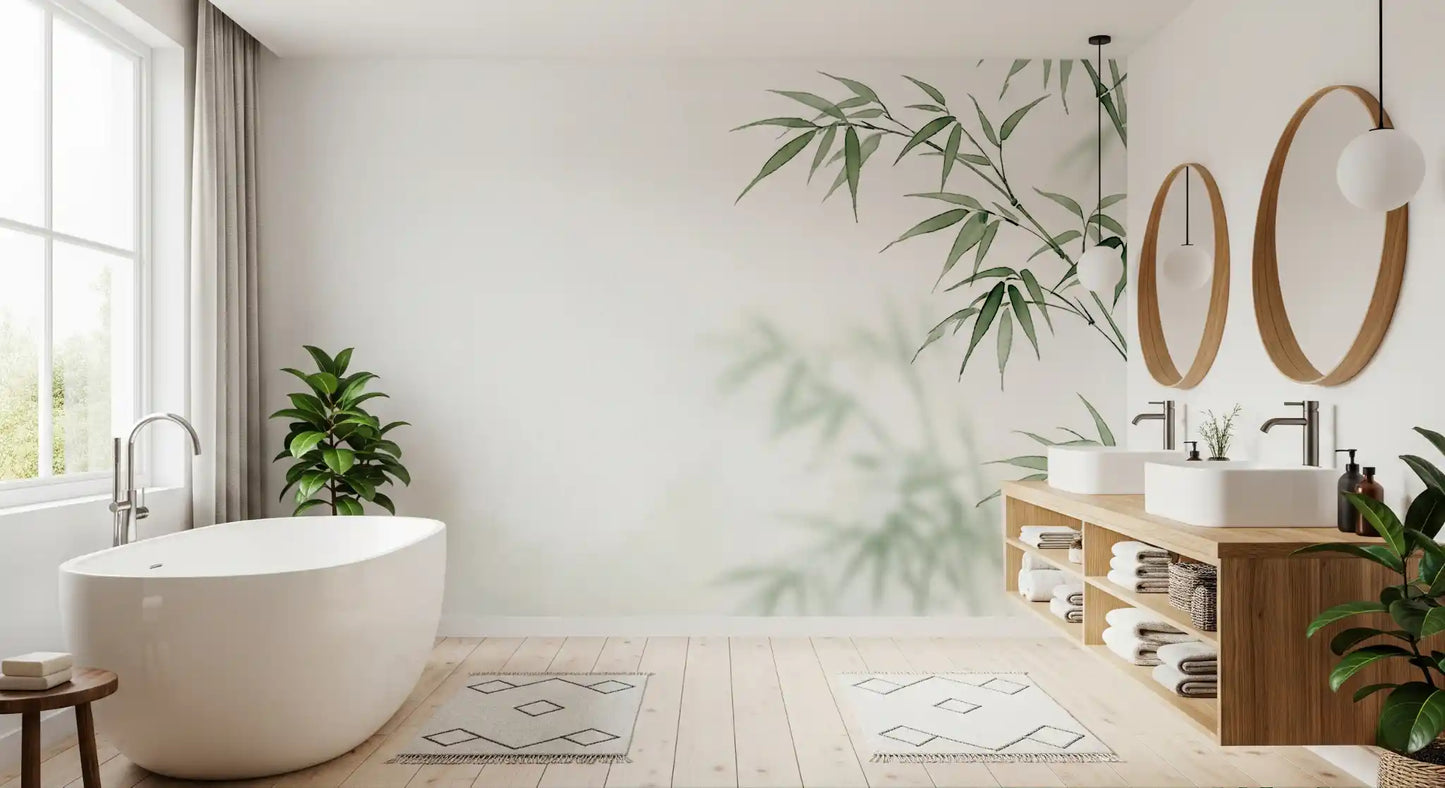 Serene Bamboo Murals Wall Mural