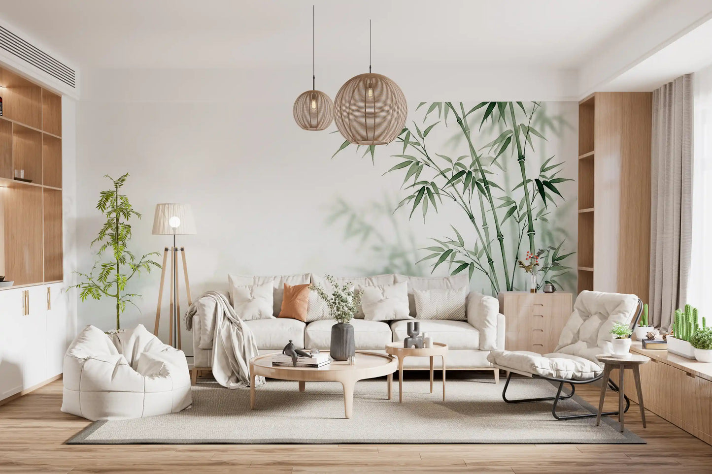 Serene Bamboo Murals Wall Mural