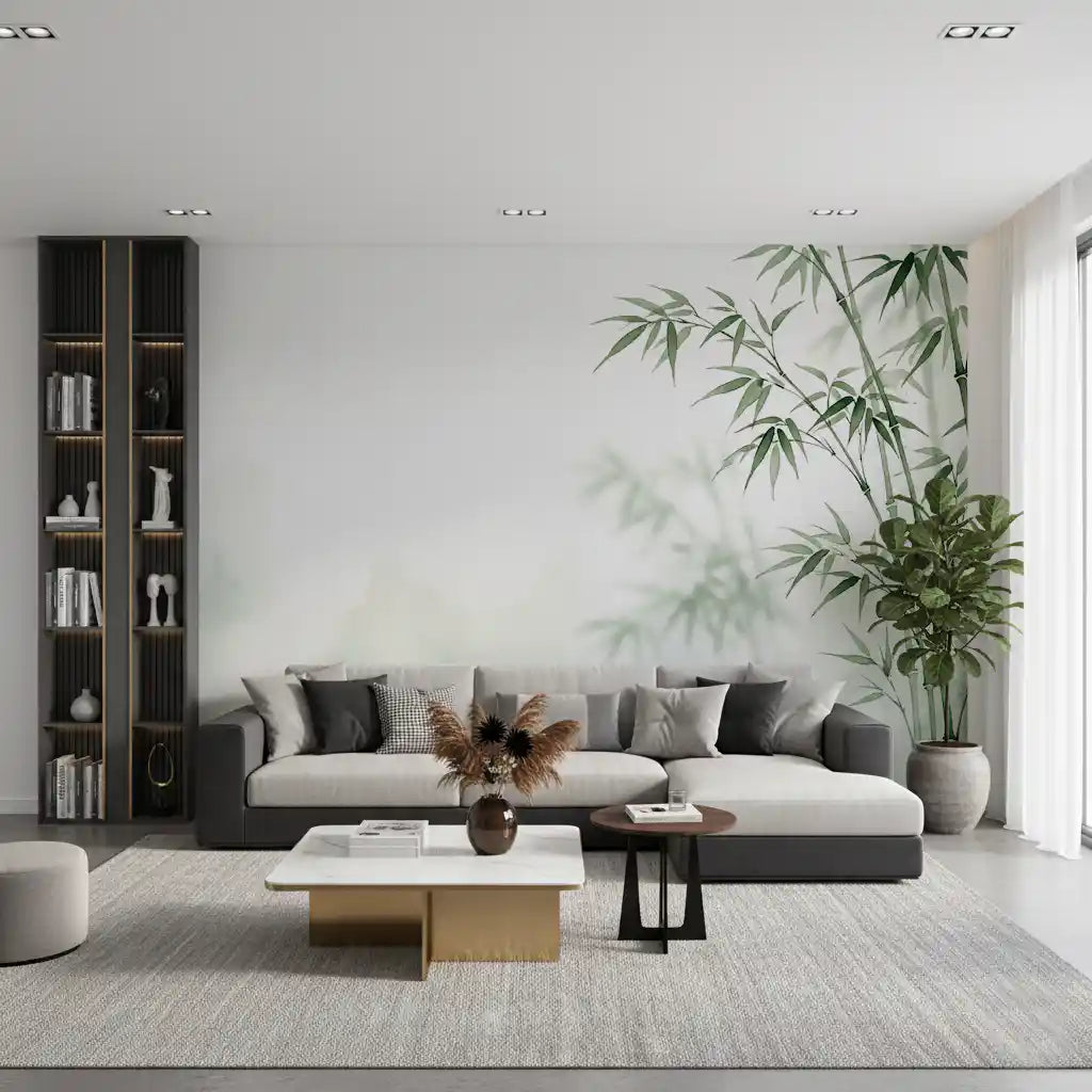 Serene Bamboo Murals Wall Mural