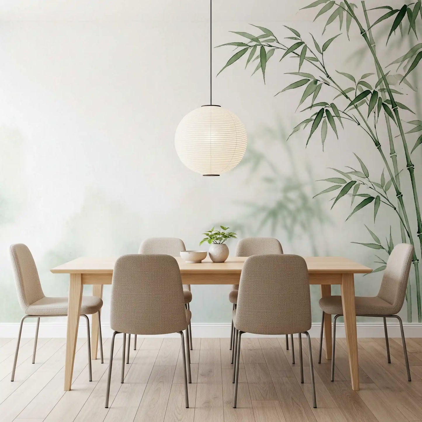 Serene Bamboo Murals Wall Mural