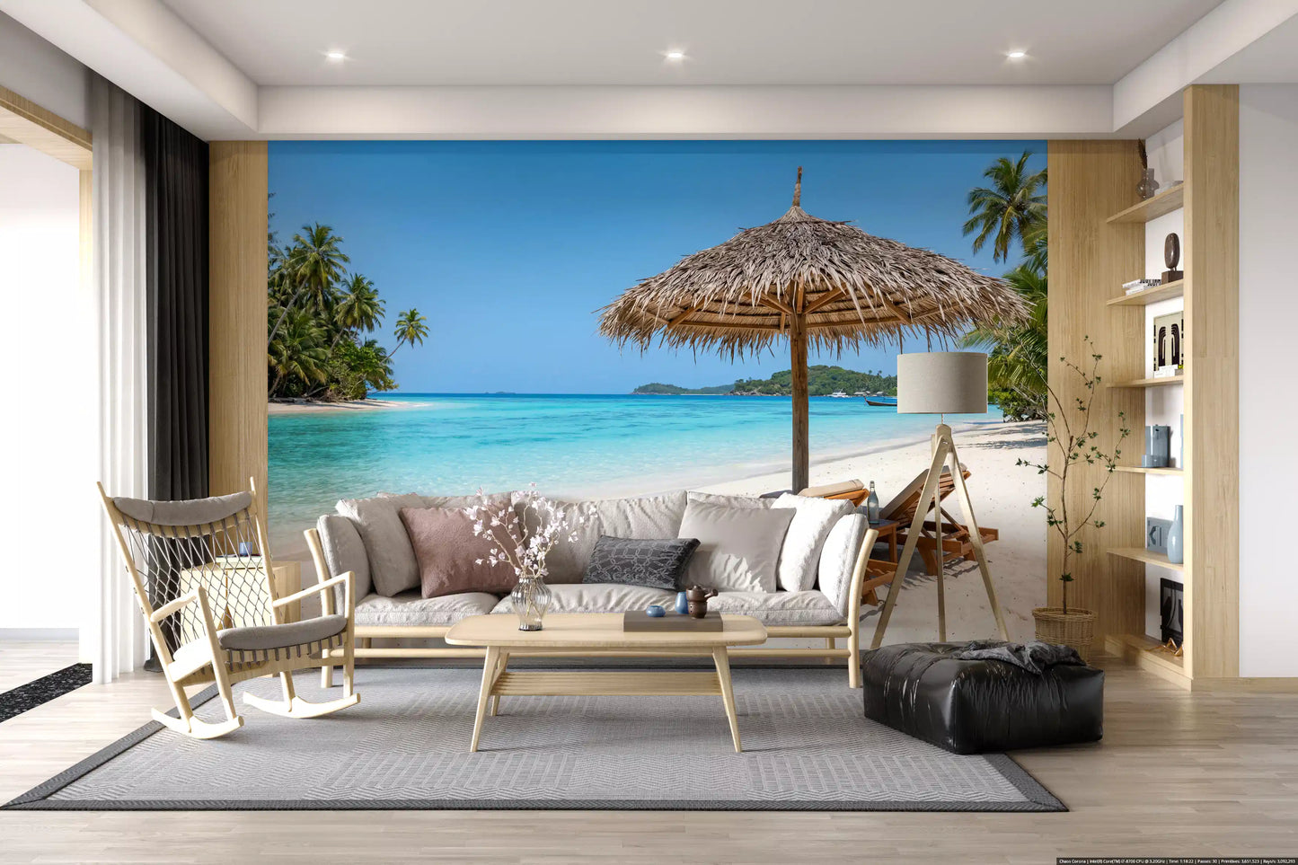 Seaside Calm Wall Mural