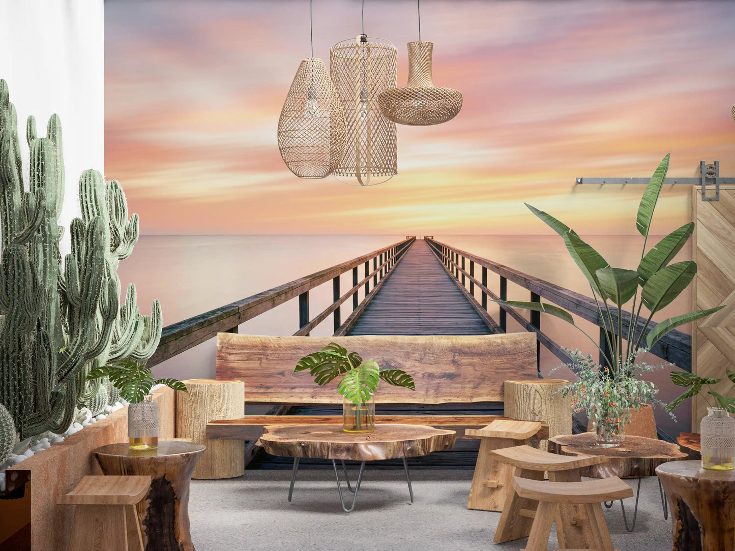 Pier to Dreams Wall Mural