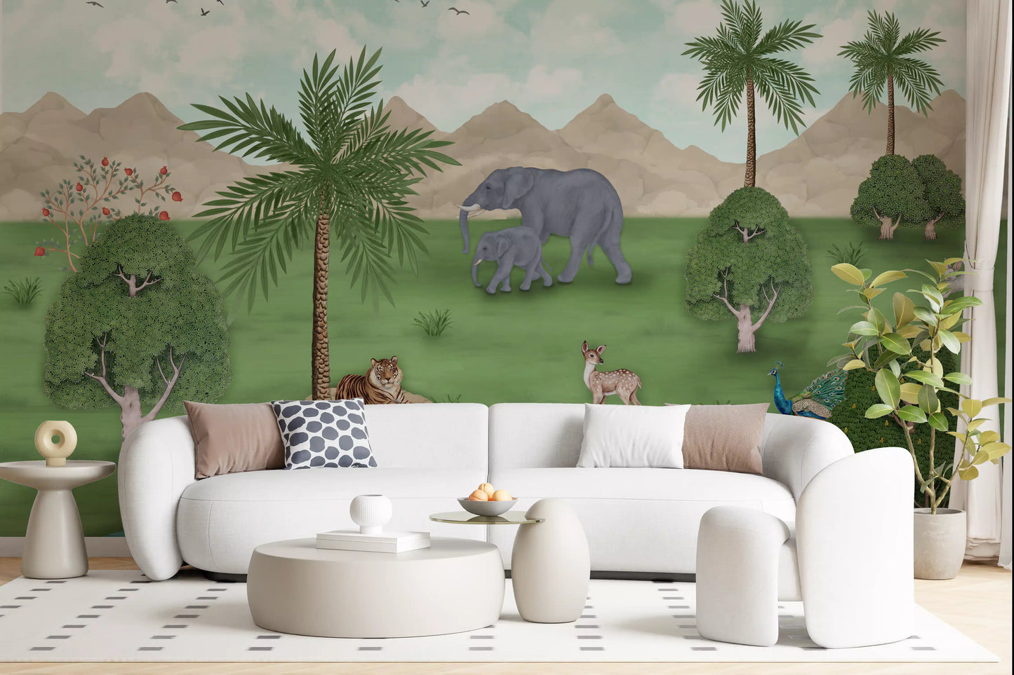 Enchanted River Oasis Wall Mural