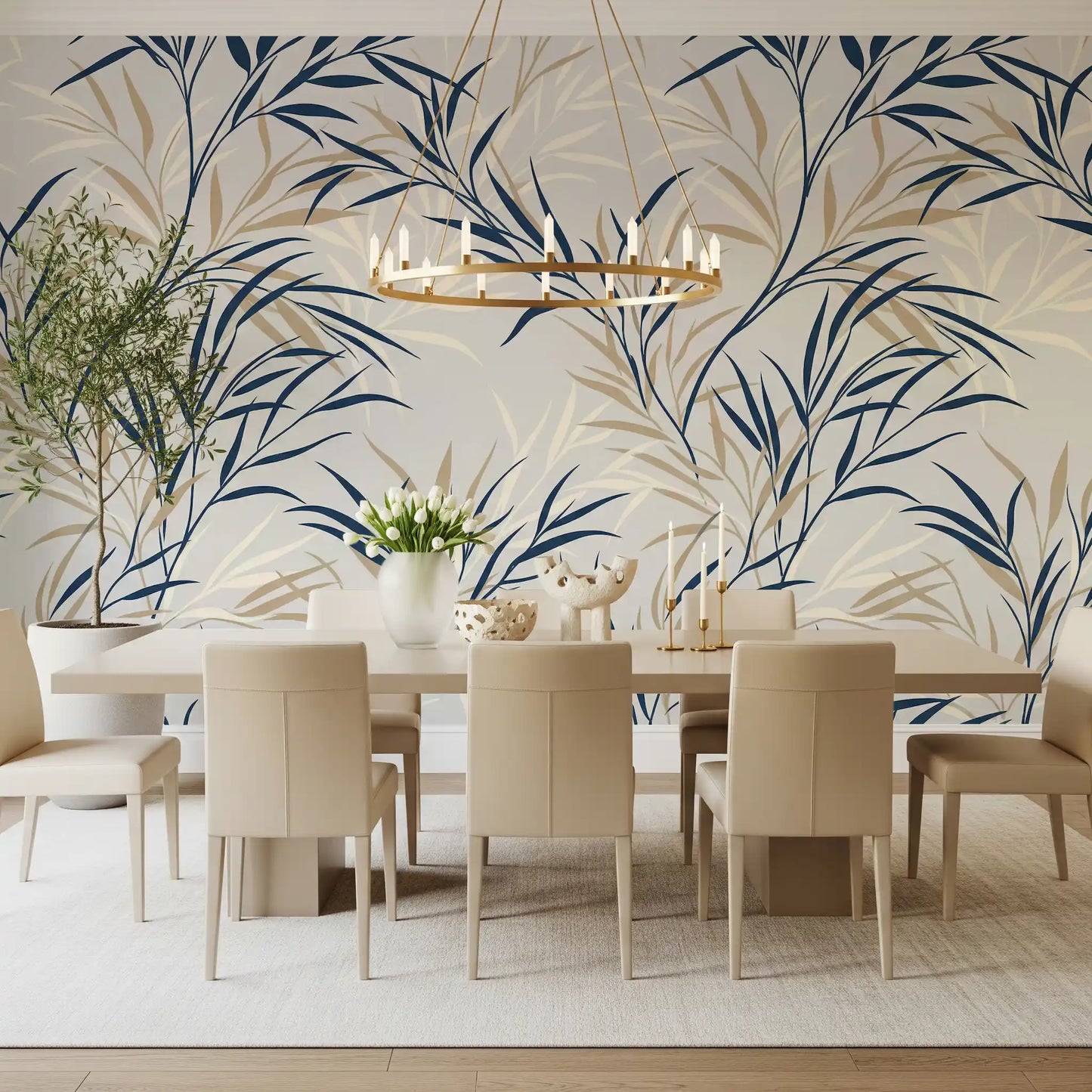 Willow Branch Serenity Wall Mural