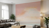 Blush horizon finish in a light hallway setting