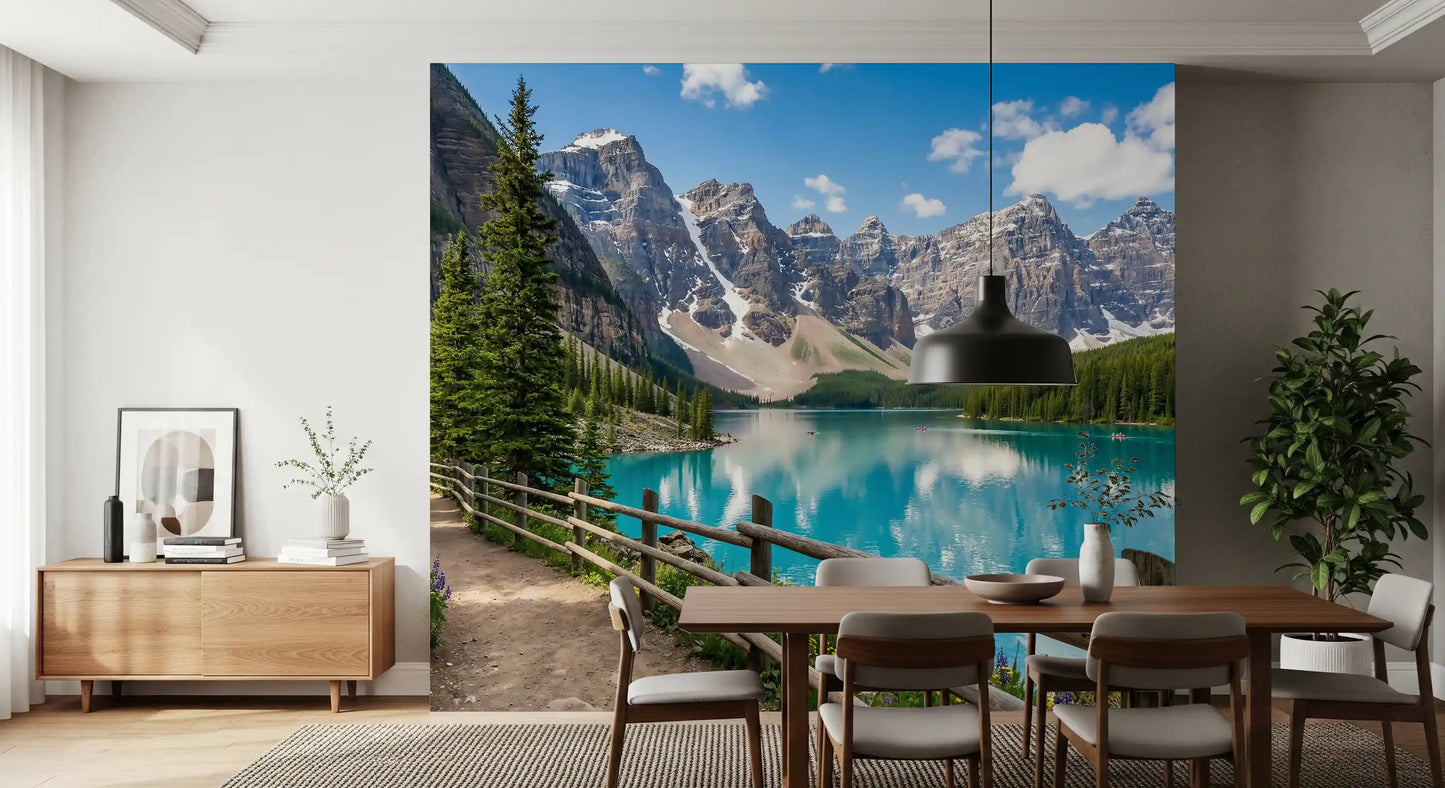 Turquoise Peaks Trail Wall Mural
