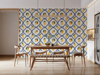 Mediterranean fruit wallpaper  Dining with vibrant detail
