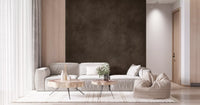 Dark brown Dirty Paper wall mural with subtle texture wall mural design