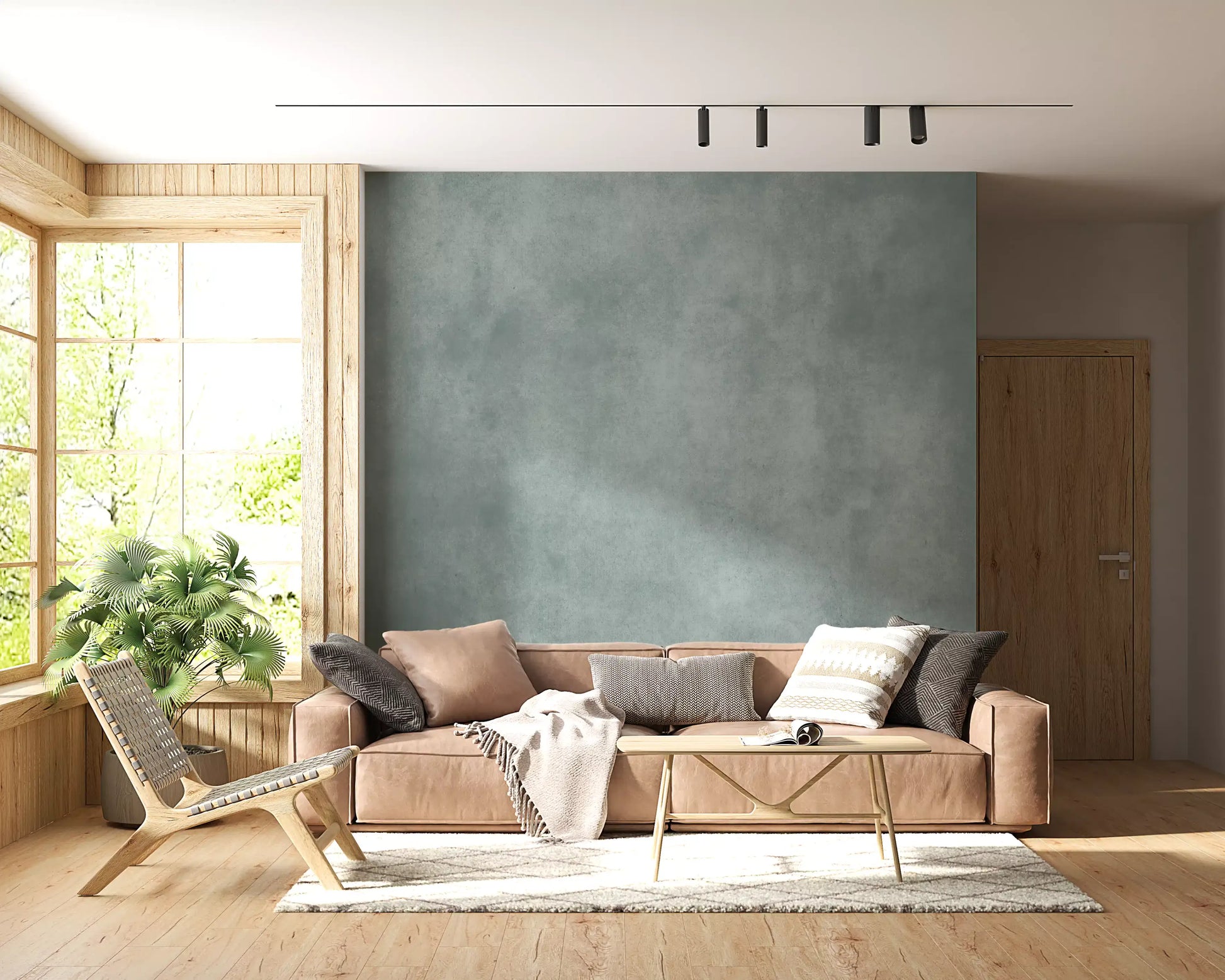 Modern texture wall mural with soft tonal Pool variation