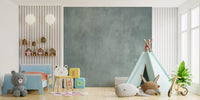 Abstract texture wall mural with pool blue green finish