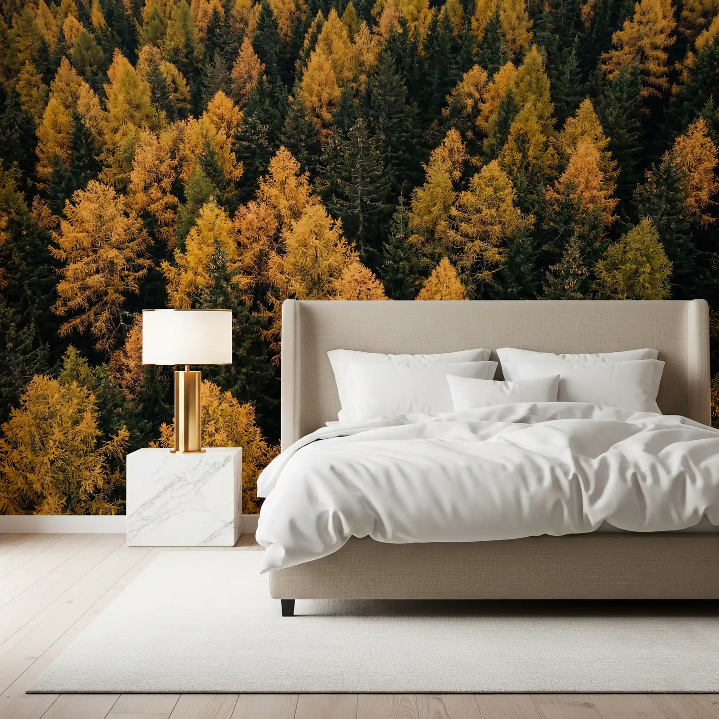 Autumnal Woods Symphony Wall Mural