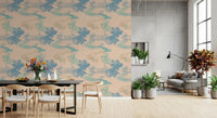 Soft blue abstract wallpaper design showing Aqua Drift smooth gradients