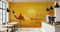 Sands of Time wall mural with warm tones and soft sand textures