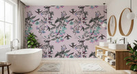 Aviario de colores pastel encantados Wallpaper⁠