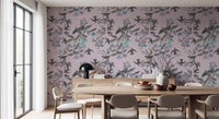 Aviario de colores pastel encantados Wallpaper⁠