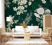 Elegancia de la floración del bosque Wall Mural