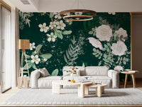 Elegancia de la floración del bosque Wall Mural
