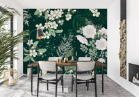 Elegancia de la floración del bosque Wall Mural