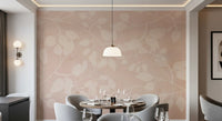 Botanical Embrace Blush Wall Mural