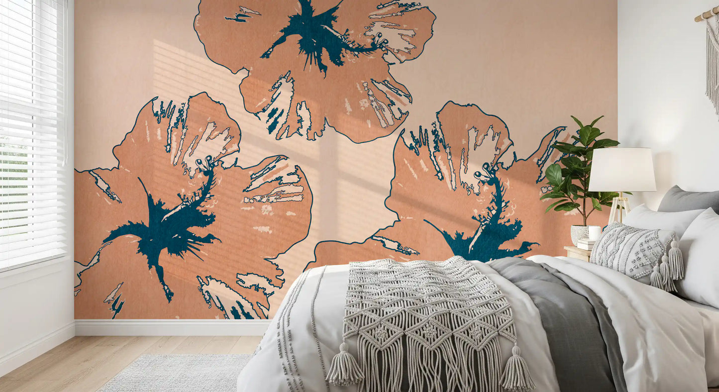 Tropical Flow Summary Wall Mural