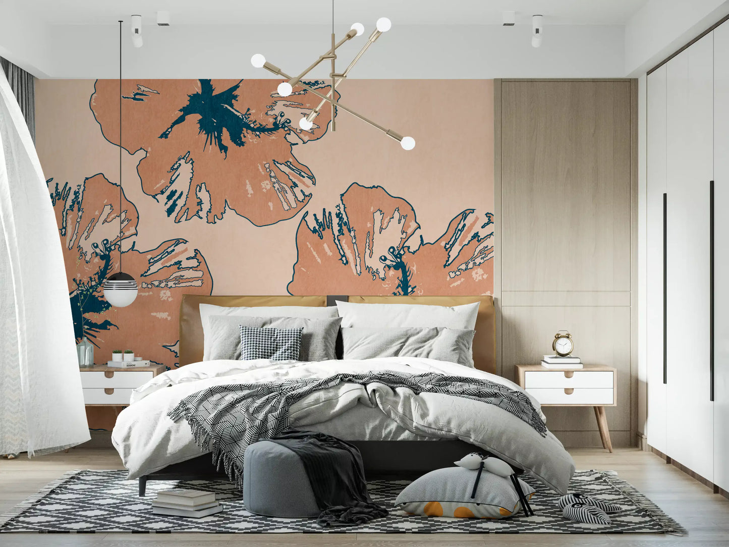 Tropical Flow Summary Wall Mural