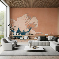 Tropical Ink Flower Wall Mural
