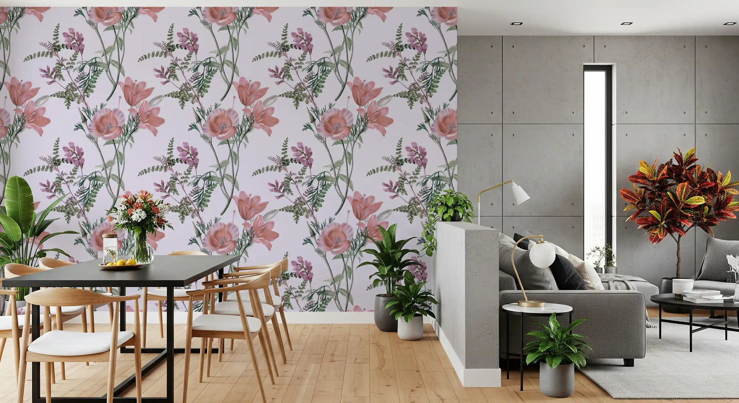 Whispers from the Lilac Garden Wallpaper