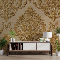 Home featuring Gilded Grandeur Pattern with classic scrollwork